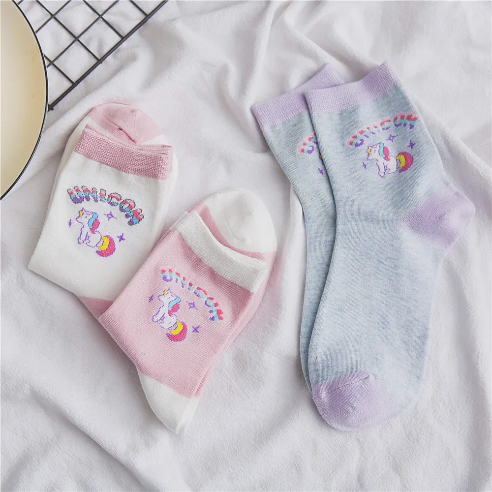 New Fashion Women Cotton Socks Lovely Sweet Cartoon Pink Purple Girls Socks Cute Kawaii Comfortable Crew Socks
New Fashion Women Cotton Socks Lovely Sweet Cartoon Pink Purple Girls Socks Cute Kawaii Comfortable Crew Socks