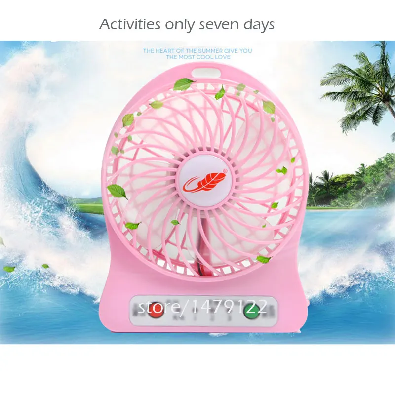 USB Mini Fan Portable Electric Fans LED Portable Rechargeable Desktop Fan Cooling air conditioner portable fan
USB Mini Fan Portable Electric Fans LED Portable Rechargeable Desktop Fan Cooling air conditioner portable fan