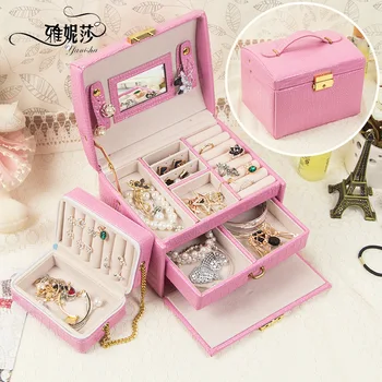 Gift Box New Arrival Direct Selling Jewelry Organizer Free Shipping 2019 Portable To Receive Contracted Pu Custom Jewelry Boxes
Gift Box New Arrival Direct Selling Jewelry Organizer Free Shipping 2019 Portable To Receive Contracted Pu Custom Jewelry Boxes