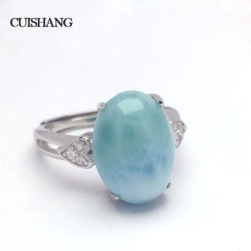 CSJ Natural Caribbean Blue larimar Ring Sterling 925 Silver Fine Jewelry for Women and Lady Wedding Engagement Party Gift in box
CSJ Natural Caribbean Blue larimar Ring Sterling 925 Silver Fine Jewelry for Women and Lady Wedding Engagement Party Gift in box