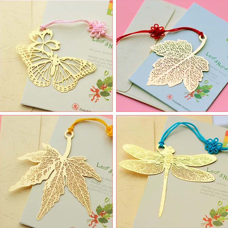 Cute Gold Metal Leaf Vein Bookmark Dragonfly Leaves Book Marks for Book Luxury Business Gift with Card for Teachers Student Gift
Cute Gold Metal Leaf Vein Bookmark Dragonfly Leaves Book Marks for Book Luxury Business Gift with Card for Teachers Student Gift