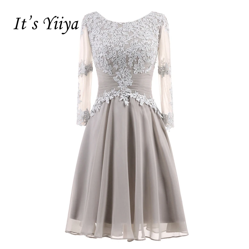 It's YiiYa New Sexy Illusion Long Sleeves Draped Pleat Flowers Zipper Cocktail Dresses Knee Length Formal Dress Party Gown 7555
It's YiiYa New Sexy Illusion Long Sleeves Draped Pleat Flowers Zipper Cocktail Dresses Knee Length Formal Dress Party Gown 7555