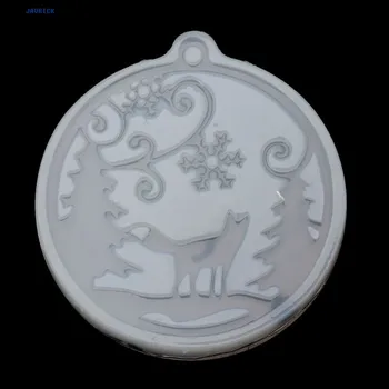 JAVRICK 10 x 9.5 x 0.7 CM Mirror UV Epoxy Jewelry Pendant Mold Howling Snow Fox Christmas Snowflake Mold
JAVRICK 10 x 9.5 x 0.7 CM Mirror UV Epoxy Jewelry Pendant Mold Howling Snow Fox Christmas Snowflake Mold