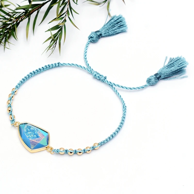 SEDmart Crystal Carnel Alloy Wax Rope Weaving Tassel Bracelet for Women Men Fashion Multicolor Adjustable Jewelry Gifts 2019 Hot
SEDmart Crystal Carnel Alloy Wax Rope Weaving Tassel Bracelet for Women Men Fashion Multicolor Adjustable Jewelry Gifts 2019 Hot