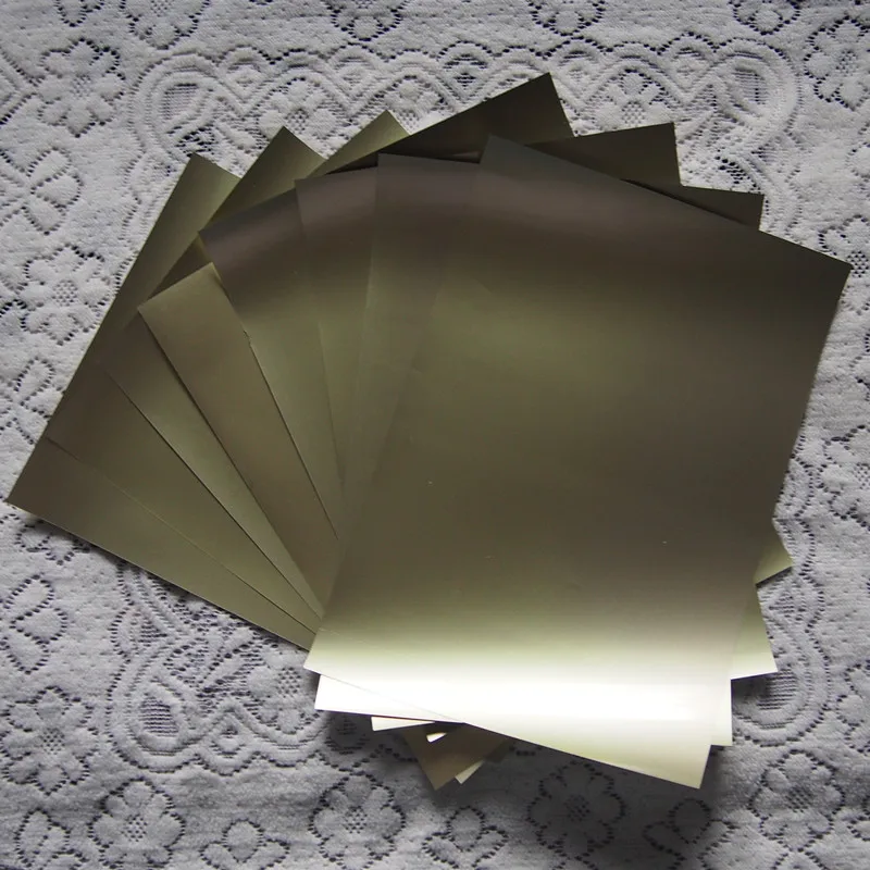 (A4*8pcs) Golden Color PU Vinyl Heat Transfer For Clothing Iron On Vinyl Cuttable Film Plotter Vinyl Textil For Heat Press 610
(A4*8pcs) Golden Color PU Vinyl Heat Transfer For Clothing Iron On Vinyl Cuttable Film Plotter Vinyl Textil For Heat Press 610