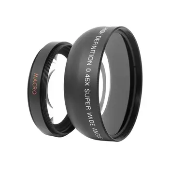 ALLOYSEED Universal 55mm 0.45x Super High Resolution Wide Angle + Built-in Detachable Macro Conversion Lens For DSLR DC Camera
ALLOYSEED Universal 55mm 0.45x Super High Resolution Wide Angle + Built-in Detachable Macro Conversion Lens For DSLR DC Camera