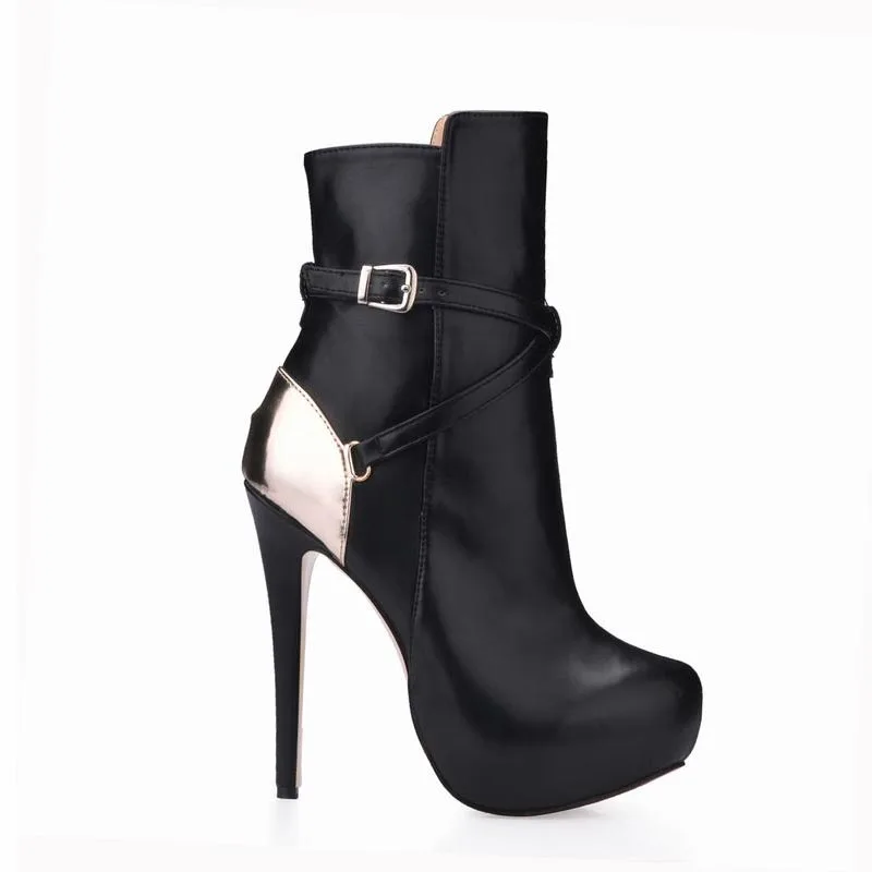 Women High Heels Ankle Winter Boots Shoes Woman Zapatillas Botas Zapatos Mujer Buckle Platform Womens White Party Wedding Shoes
Women High Heels Ankle Winter Boots Shoes Woman Zapatillas Botas Zapatos Mujer Buckle Platform Womens White Party Wedding Shoes