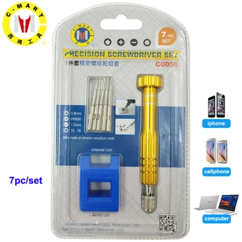 C-MART Tools 7pc Precision Screwdriver Set Mobile Phone Repair Tool Kit Small Toys Hand Tools Set Pry Opening Screwdr
C-MART Tools 7pc Precision Screwdriver Set Mobile Phone Repair Tool Kit Small Toys Hand Tools Set Pry Opening Screwdr