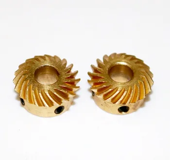 2Pieces Diameter:16.9mm Hole:6mm 0.8M-20T Copper Helical Bevel Gear DIY Modified Remote Control Climbing Car Model Differential
2Pieces Diameter:16.9mm Hole:6mm 0.8M-20T Copper Helical Bevel Gear DIY Modified Remote Control Climbing Car Model Differential