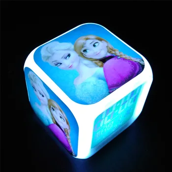 2016 Hot sale Snow Queen LED 7 Color Flash Changing Night Light Alarm Clocks Princess Anna&Elsa Olaf Clock Free Shipping
2016 Hot sale Snow Queen LED 7 Color Flash Changing Night Light Alarm Clocks Princess Anna&Elsa Olaf Clock Free Shipping