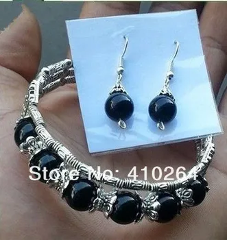 $wholesale_jewelry_wig$ Free Shipping Lovely tibet black jewellery bracelet with earrings set
$wholesale_jewelry_wig$ Free Shipping Lovely tibet black jewellery bracelet with earrings set