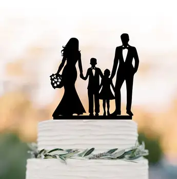 family Wedding Cake topper with son and doughter, bride and groom with boy and girl silhouette cake topper family Wedding Cake t
family Wedding Cake topper with son and doughter, bride and groom with boy and girl silhouette cake topper family Wedding Cake t