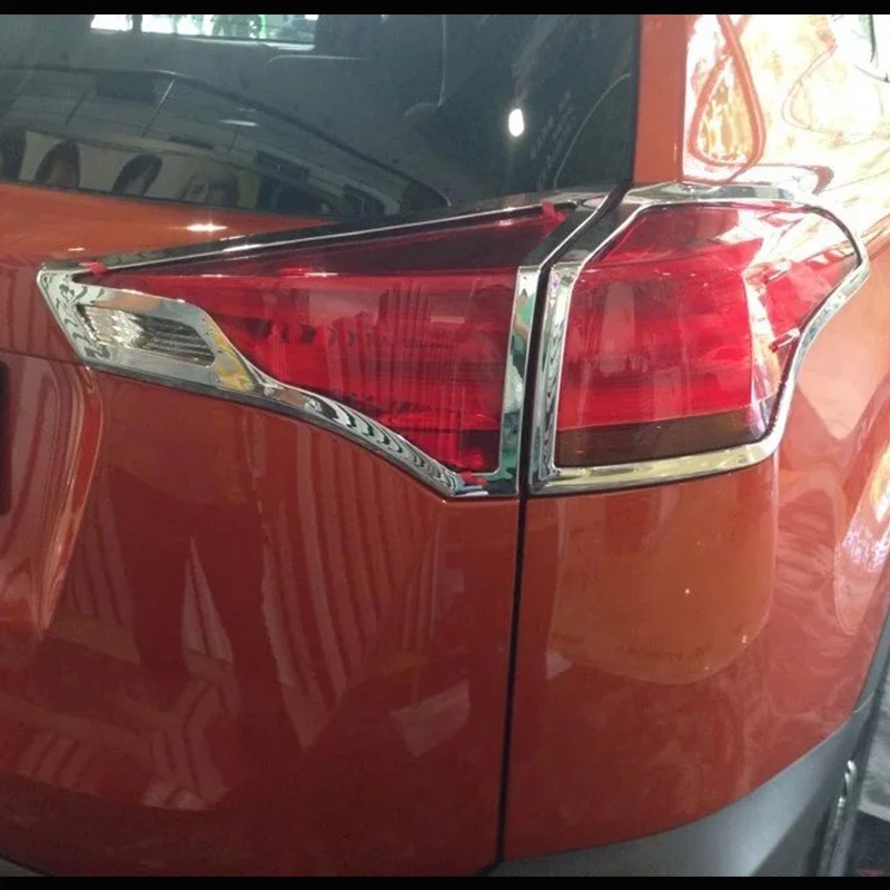 ABS Chrome car styling Car Tail Lights Rear Lamps Decoration Frame Cover Trim For Toyota RAV4 2016 2017 2018 accessories 4pcs
ABS Chrome car styling Car Tail Lights Rear Lamps Decoration Frame Cover Trim For Toyota RAV4 2016 2017 2018 accessories 4pcs