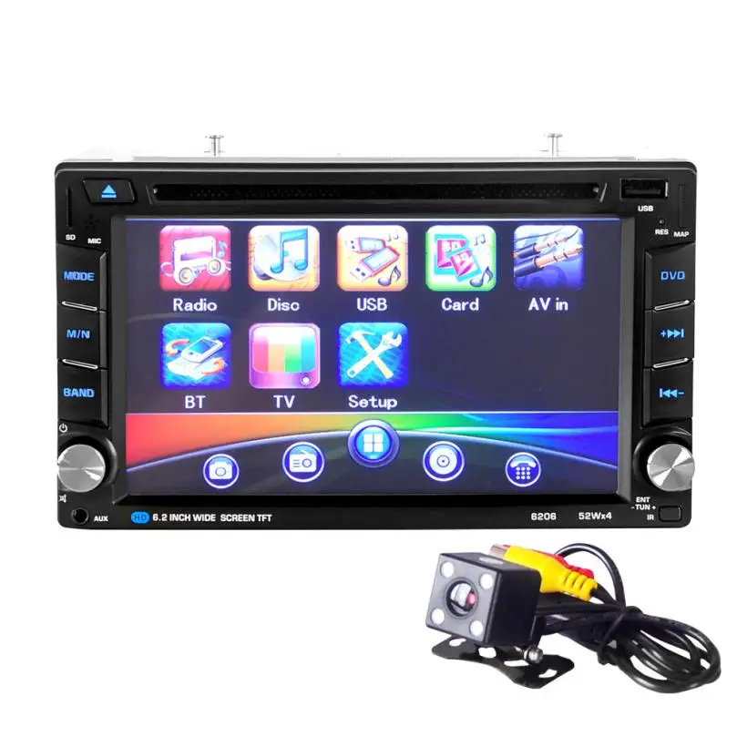 Auto Cars Radios 6.5 Double 2DIN Touch Car Stereo CD DVD Player Bluetooth USB SD AM FM TV Radio dropshipping jul6
Auto Cars Radios 6.5 Double 2DIN Touch Car Stereo CD DVD Player Bluetooth USB SD AM FM TV Radio dropshipping jul6