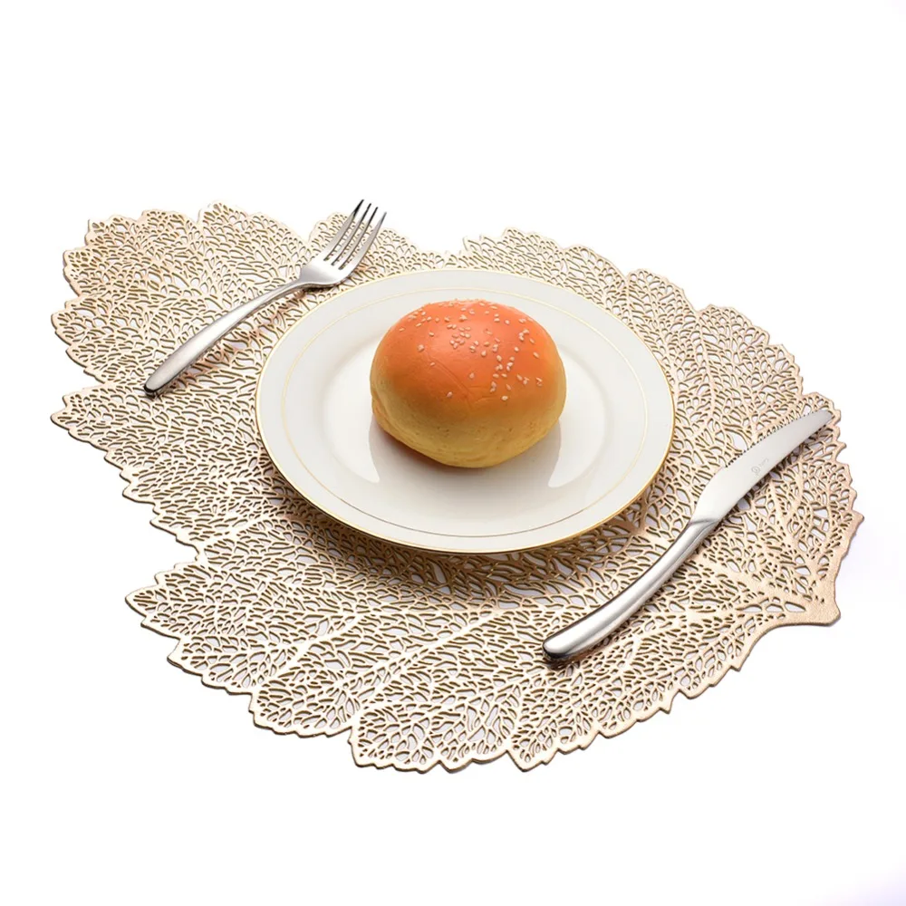 PVC Decorative Table Pad Placemat Table Mat Simulation Plant Leaf Coasters Home Decoration
PVC Decorative Table Pad Placemat Table Mat Simulation Plant Leaf Coasters Home Decoration