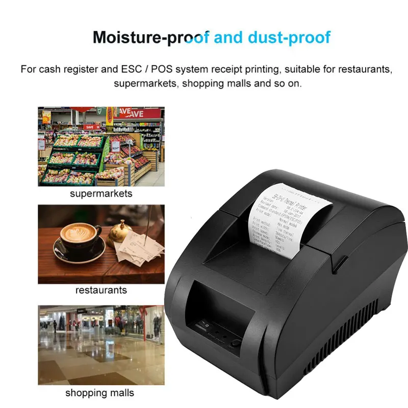 58mm thermal receipt printer usb thermal printer For supermarket POS Thermal Receipt Bill Printer Universal Ticket Printer 2"
58mm thermal receipt printer usb thermal printer For supermarket POS Thermal Receipt Bill Printer Universal Ticket Printer 2"
