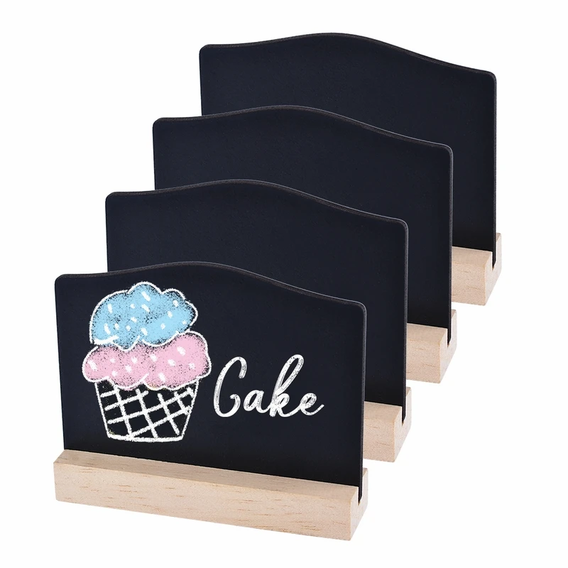 4PCS/set Double Sided Small Tabletop Blackboard Decoration Wooden Blackboard Crafts For Home Hotel Desk Bar Decoration Black
4PCS/set Double Sided Small Tabletop Blackboard Decoration Wooden Blackboard Crafts For Home Hotel Desk Bar Decoration Black
