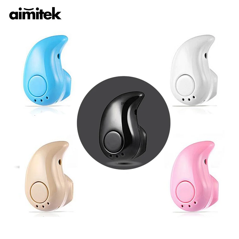 Aimitek 10pcs/lot S530 Mini Wireless Bluetooth Earphones Invisible Earbuds Small Stereo Music In-ear Headset Hands-free with Mic
Aimitek 10pcs/lot S530 Mini Wireless Bluetooth Earphones Invisible Earbuds Small Stereo Music In-ear Headset Hands-free with Mic