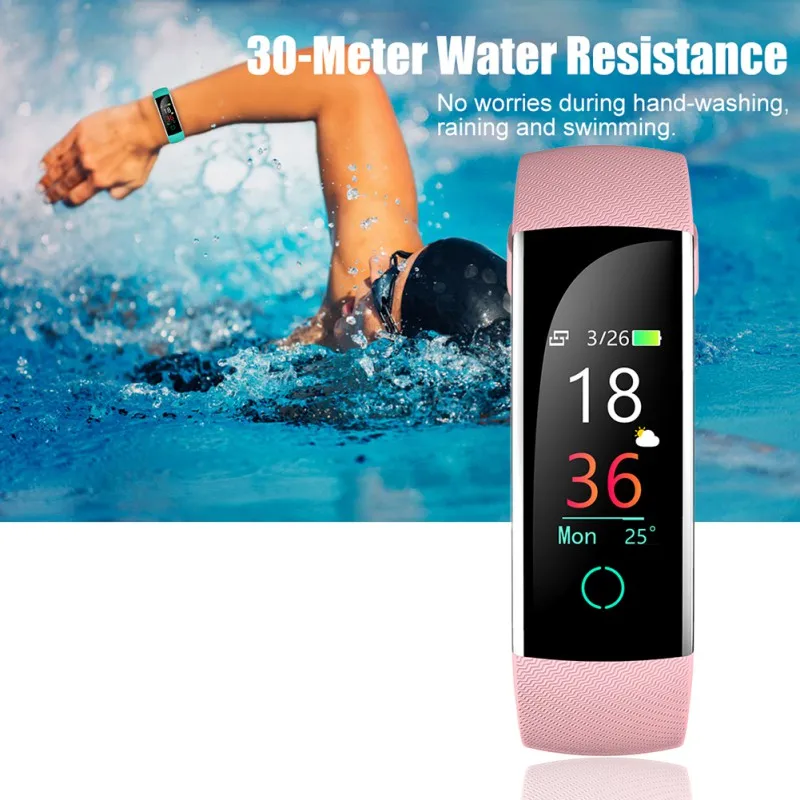 30m waterproof Smart Wristband Heart Rate Monitor Weather Message Push Activity Tracker Fitness Smart band for Iphone Xiaomi
30m waterproof Smart Wristband Heart Rate Monitor Weather Message Push Activity Tracker Fitness Smart band for Iphone Xiaomi