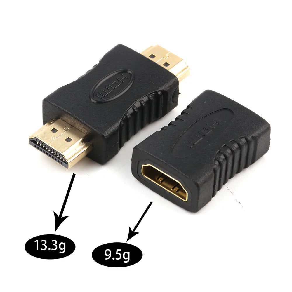 New HDMI Female To Female To Male Adapter Coupler Connector Converter for HDTV 1080P HDMI Adapter for Android Tv Box Smart TV
New HDMI Female To Female To Male Adapter Coupler Connector Converter for HDTV 1080P HDMI Adapter for Android Tv Box Smart TV