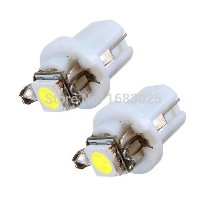 10pcs B8.5D Car Gauge 5050 1 SMD 1smd 1led B8.5 Auto Warning Wedge Speedo Dashboard Side Light Bulb White Blue 8.5D T5 LED Lamp
10pcs B8.5D Car Gauge 5050 1 SMD 1smd 1led B8.5 Auto Warning Wedge Speedo Dashboard Side Light Bulb White Blue 8.5D T5 LED Lamp