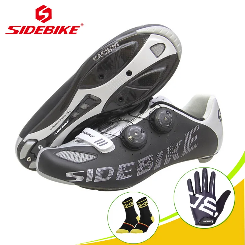 SIDEBIKE Carbon Road Cycling Shoes Sapatilha Ciclismo Ultralight Men Bicycle Outdoor Sports Racing riding Self-locking Sneakers
SIDEBIKE Carbon Road Cycling Shoes Sapatilha Ciclismo Ultralight Men Bicycle Outdoor Sports Racing riding Self-locking Sneakers