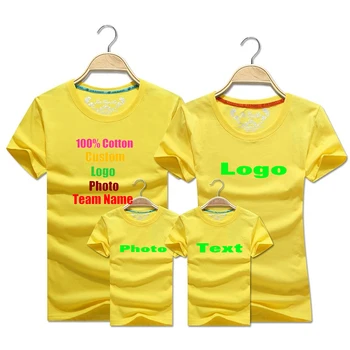 Blank Solid Custom Logo Photo Text Printed Family T-shirt Women Men Dad Mom Kids Child Summer Team Shirts Party Boy Girl t shirt
Blank Solid Custom Logo Photo Text Printed Family T-shirt Women Men Dad Mom Kids Child Summer Team Shirts Party Boy Girl t shirt