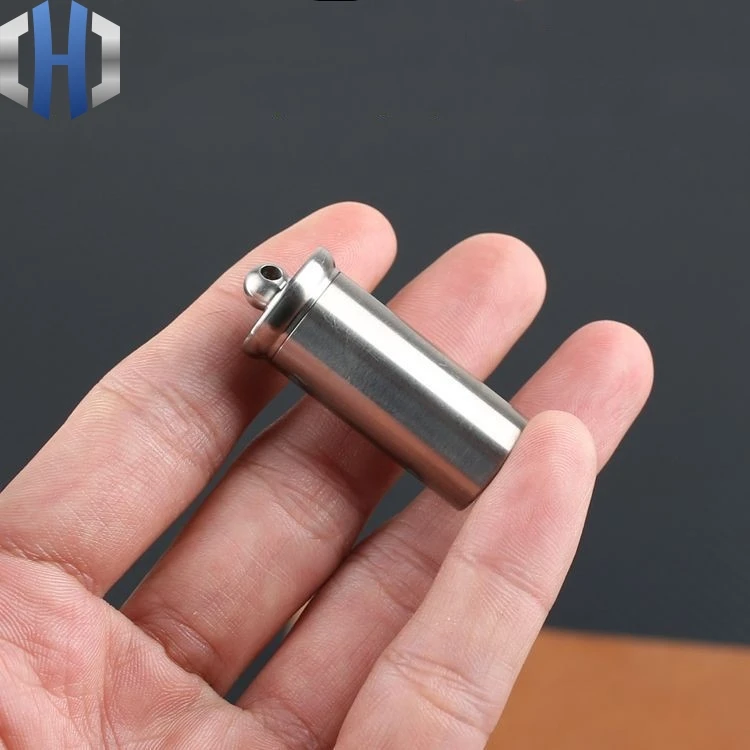 Portable Mini Titanium Alloy Seals Bottle Waterproof Canister Medicine Outdoor EDC First Aid Moistureproof Bottles
Portable Mini Titanium Alloy Seals Bottle Waterproof Canister Medicine Outdoor EDC First Aid Moistureproof Bottles