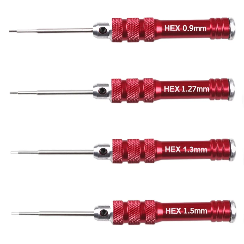 0.9/1.27/1.3/1.5 mm Hex Screwdriver Tool Kit Steel for RC Helicopter Car Drone Aircraft Model Repair Tools Screw Driver
0.9/1.27/1.3/1.5 mm Hex Screwdriver Tool Kit Steel for RC Helicopter Car Drone Aircraft Model Repair Tools Screw Driver