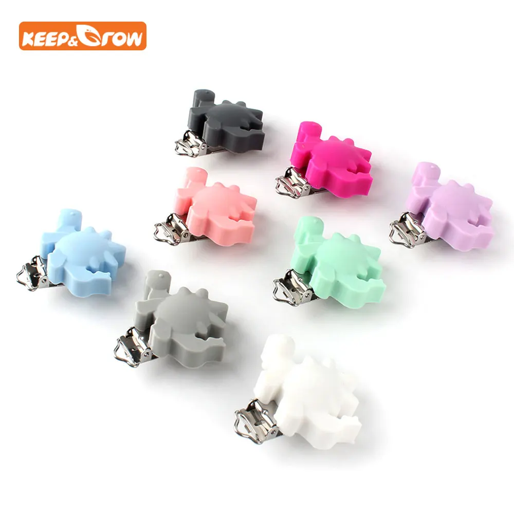 Keep&grow 1Pc Dinosaur Shaped Pacifier Clip Silicone Bead Baby Clip Teething Accessories Clip Clasps Toy DIY Pacifier Chain Tool
Keep&grow 1Pc Dinosaur Shaped Pacifier Clip Silicone Bead Baby Clip Teething Accessories Clip Clasps Toy DIY Pacifier Chain Tool