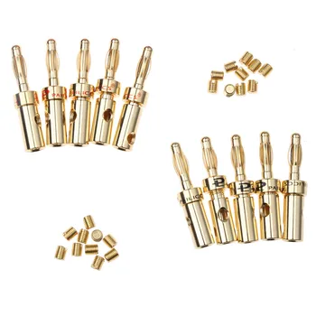 YT 20pcs Red+Black Copper 4mm Banana Female Insulated Jack Plug Connector For Male Non-Insulated Banana Plug Connectors
YT 20pcs Red+Black Copper 4mm Banana Female Insulated Jack Plug Connector For Male Non-Insulated Banana Plug Connectors