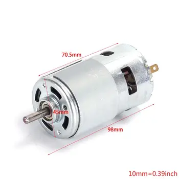 795 DC Motor Large Torque High Power DC12V-24V Universal Motor Double Ball Bearing Mute High Speed Round Axis
795 DC Motor Large Torque High Power DC12V-24V Universal Motor Double Ball Bearing Mute High Speed Round Axis