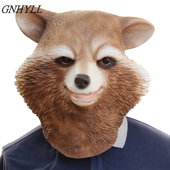 GNHYLL Avengers Alliance 3 Hot Selling Realistic Animal Head Carnival Party Latex Raccoon Mask Cosplay party mask
GNHYLL Avengers Alliance 3 Hot Selling Realistic Animal Head Carnival Party Latex Raccoon Mask Cosplay party mask