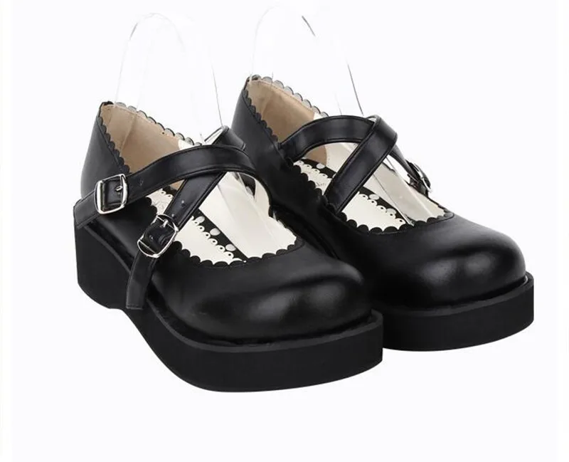 Japanese Lolita Student Shoes Princess Cute Thick Bottom Black Cos Cosplay Woman Platform Student Shoes
Japanese Lolita Student Shoes Princess Cute Thick Bottom Black Cos Cosplay Woman Platform Student Shoes