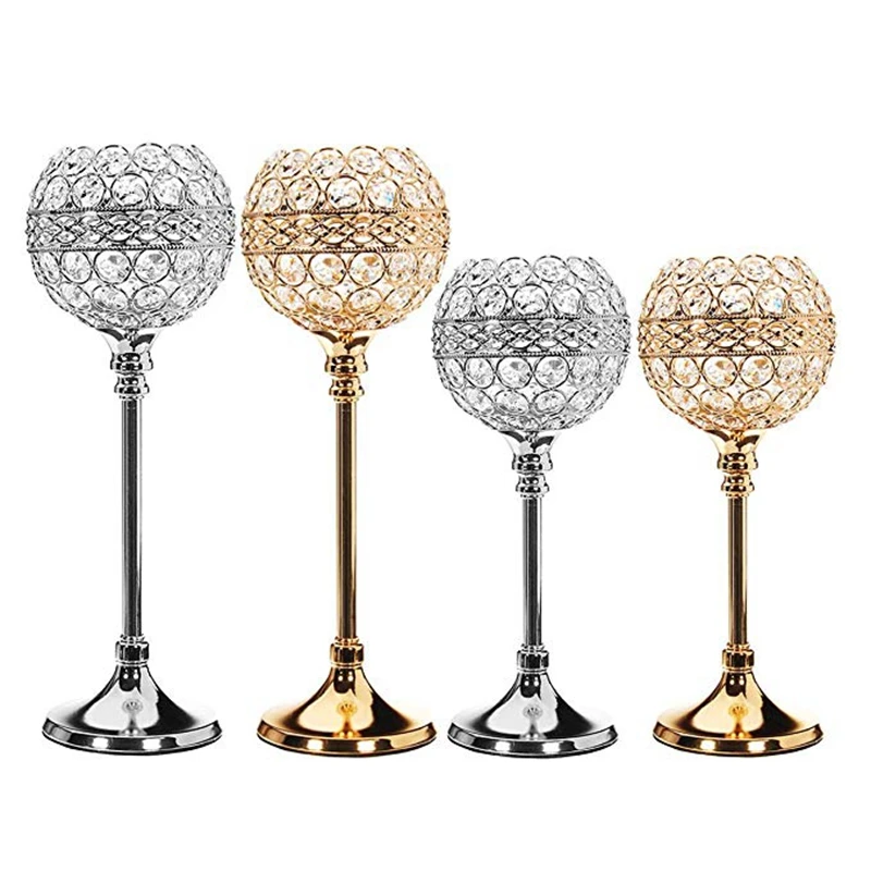 Wedding Candlestick Crystal Glass Candlestick Golden Silver Floral Dinner Table Candlestick Europe style High Foot Candle Holder
Wedding Candlestick Crystal Glass Candlestick Golden Silver Floral Dinner Table Candlestick Europe style High Foot Candle Holder