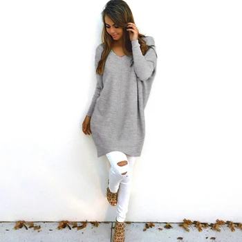 New Fashion Women Autumn V-Neck Knitted Sweatshirts Female Hoodies Long Sleeve Pullovers Casual Long Sweatshirts
New Fashion Women Autumn V-Neck Knitted Sweatshirts Female Hoodies Long Sleeve Pullovers Casual Long Sweatshirts