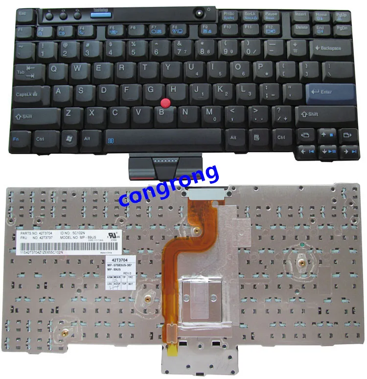 Клавиатура для ноутбука Lenovo THINKPAD X201S, X201I, X201T, X200T, X200S, английская раскладка
Клавиатура для ноутбука Lenovo THINKPAD X201S, X201I, X201T, X200T, X200S, английская раскладка