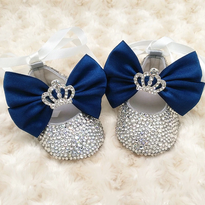 Custom Sparkle blue bow princess rhinestone baby Shoes handmade pearl baby toddler bling crown First Walkers baby girl shoes
Custom Sparkle blue bow princess rhinestone baby Shoes handmade pearl baby toddler bling crown First Walkers baby girl shoes