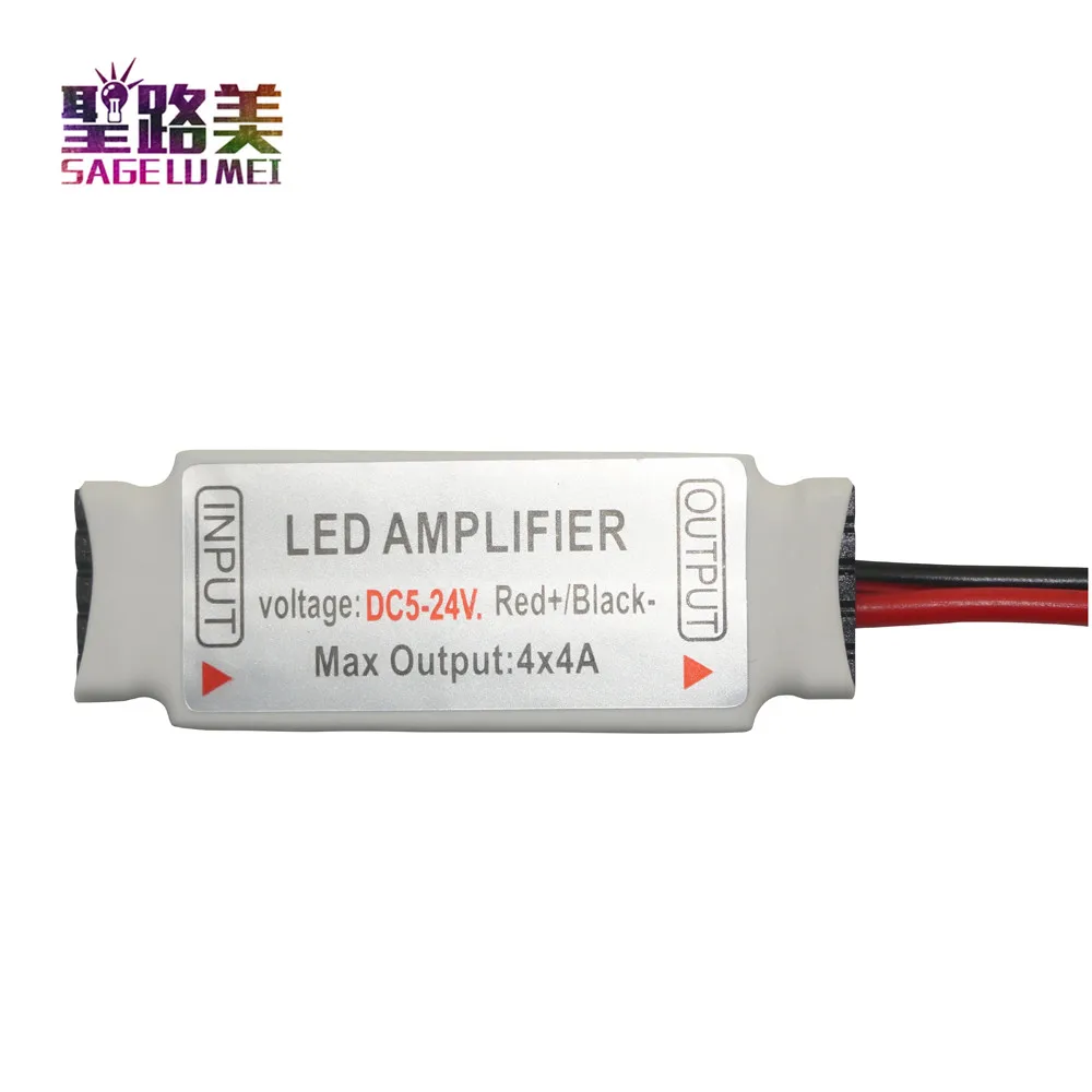 5PCS DC5V 12V 24V Mini RGBW LED Amplifier 4A X 4Channel Ultra Slim Mini Portable Repeater for SMD 5050 RGBW LED Strip Light Tape
5PCS DC5V 12V 24V Mini RGBW LED Amplifier 4A X 4Channel Ultra Slim Mini Portable Repeater for SMD 5050 RGBW LED Strip Light Tape