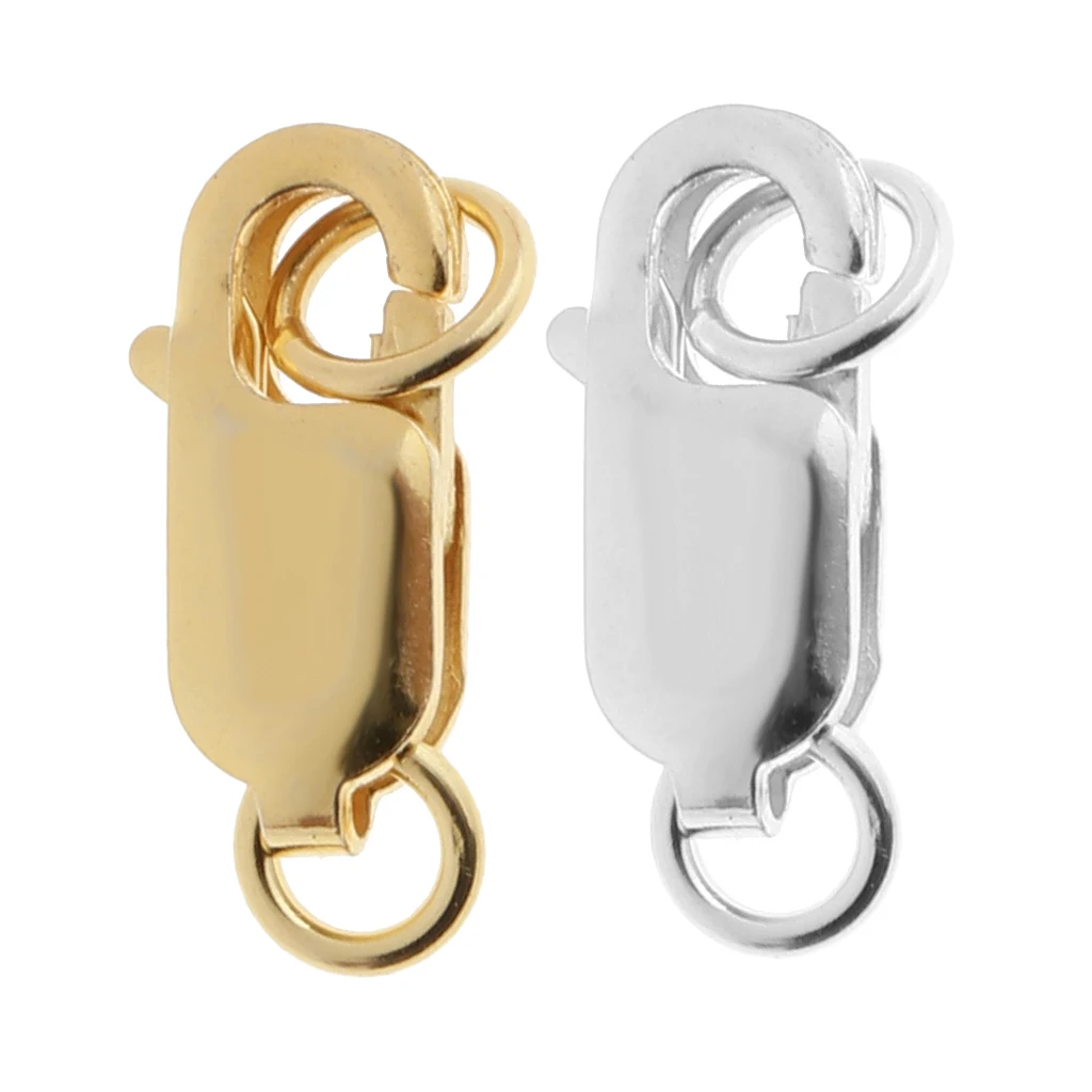 2Pcs 925 Sterling Silver Lobster Claw Ring Carabiner Trigger Clasp DIY Craft 10 x 4mm
2Pcs 925 Sterling Silver Lobster Claw Ring Carabiner Trigger Clasp DIY Craft 10 x 4mm