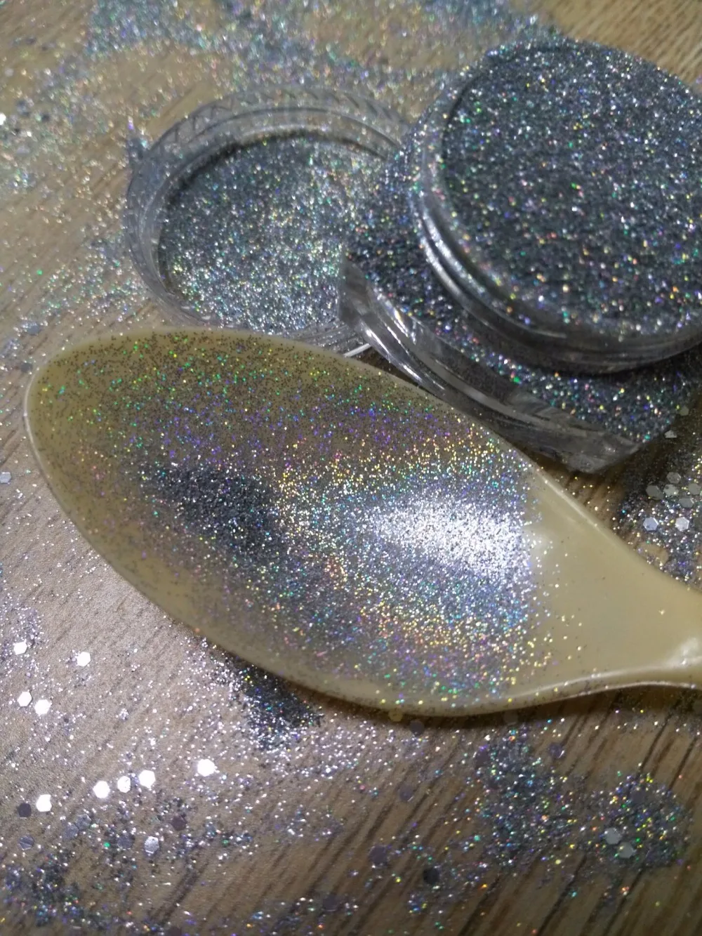 SB01 Silver Gold Color Holographic MERMAID EFFECT Nail Art Powder Glitter GEL & ACRYLIC 5g/pot, 2colors
SB01 Silver Gold Color Holographic MERMAID EFFECT Nail Art Powder Glitter GEL & ACRYLIC 5g/pot, 2colors