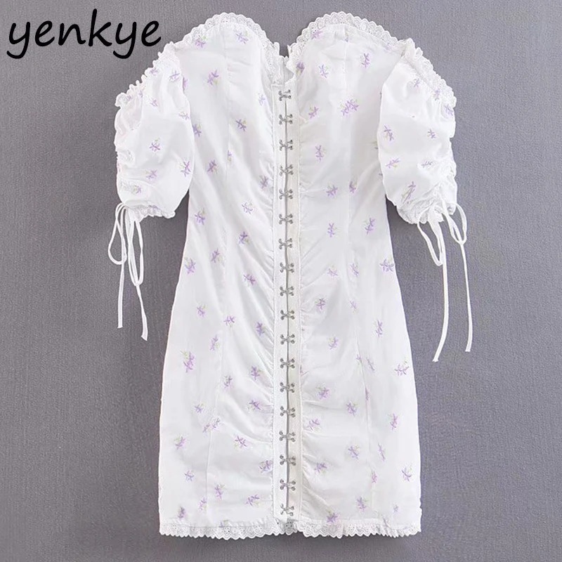 Summer Dress 2019 Women Lace Trims Floral Embroidery Dress Sexy Lady Off Shoulder Short Sleeve Bodycon Mini White Party Dress
Summer Dress 2019 Women Lace Trims Floral Embroidery Dress Sexy Lady Off Shoulder Short Sleeve Bodycon Mini White Party Dress