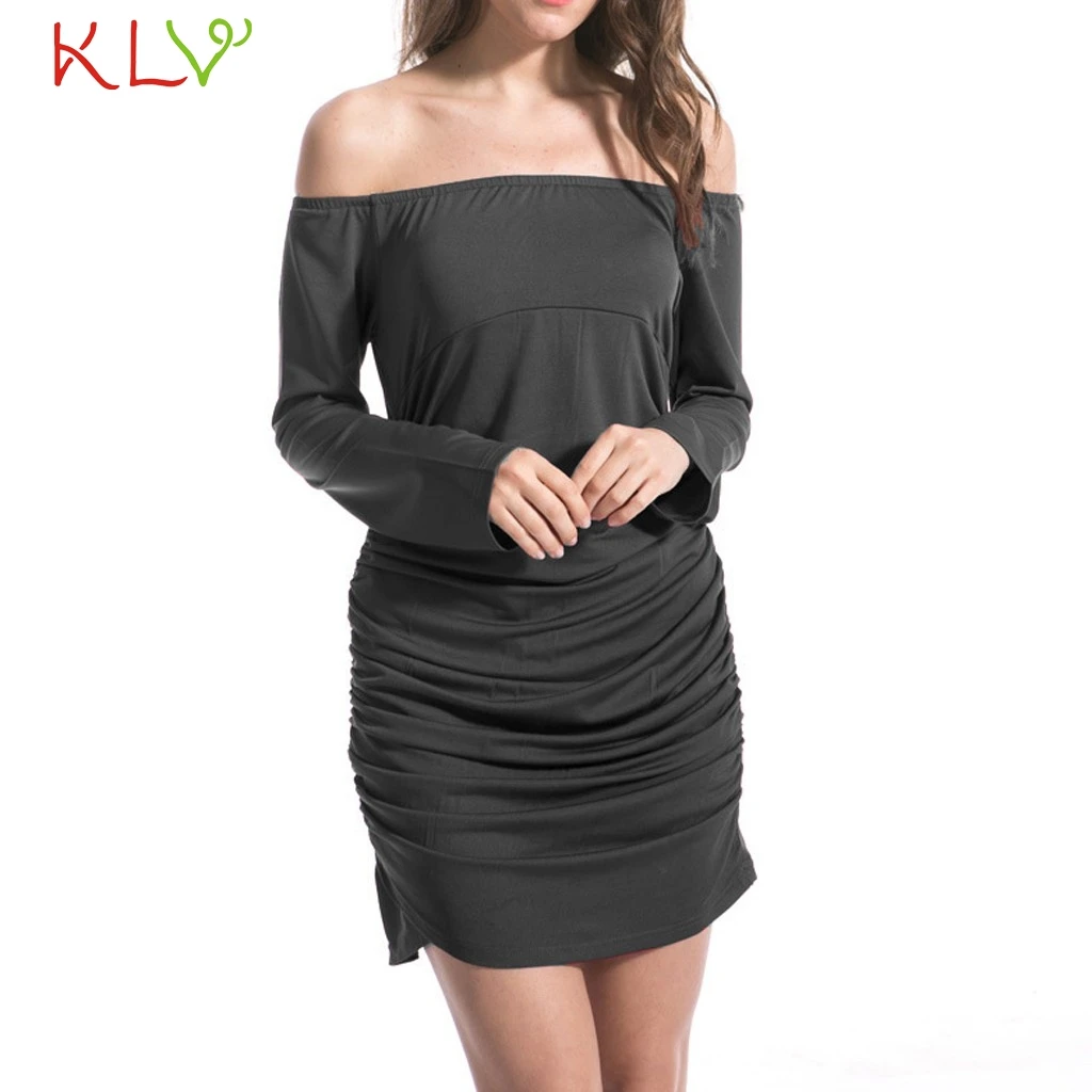 Dress Women Elegant Sexy Ruched Long Sleeve Bodycon Dress Party Evening Casual Night 2019 Plus Size Vestidos Robe Femme 19Jul12
Dress Women Elegant Sexy Ruched Long Sleeve Bodycon Dress Party Evening Casual Night 2019 Plus Size Vestidos Robe Femme 19Jul12