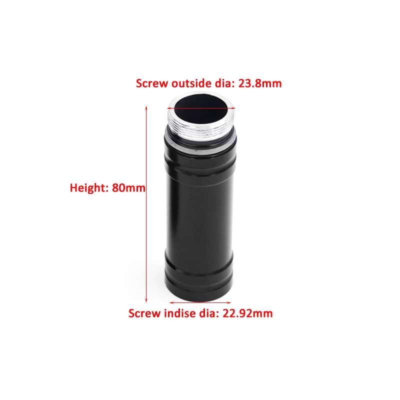 NEW Flashlight Extension Tube 18650 Torch Aluminum Alloy Body Pipe For HS-802 Flashlight
NEW Flashlight Extension Tube 18650 Torch Aluminum Alloy Body Pipe For HS-802 Flashlight