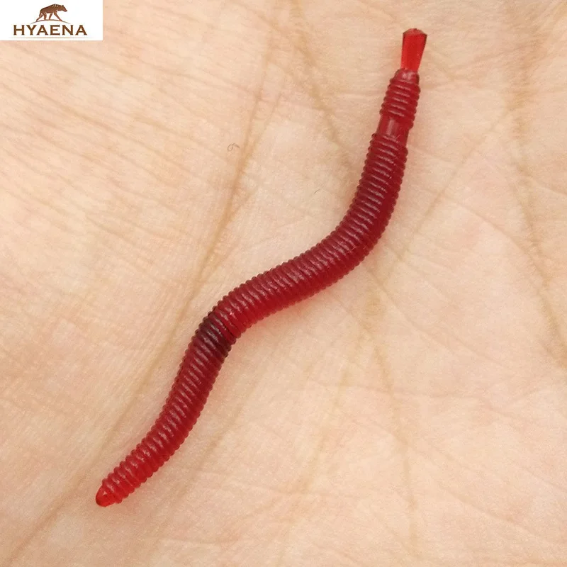 Hyaena 100pcs 4cm Long Soft Earthworm Lifelike Fishy Smell Red Soft Lure Simulation Earthworm red Worm Artificial Fishing Lure
Hyaena 100pcs 4cm Long Soft Earthworm Lifelike Fishy Smell Red Soft Lure Simulation Earthworm red Worm Artificial Fishing Lure