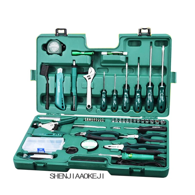 

hardware tools 56 pieces/set Telecom repair set Wrench sleeve screwdriver Multifunction Portable household tool set