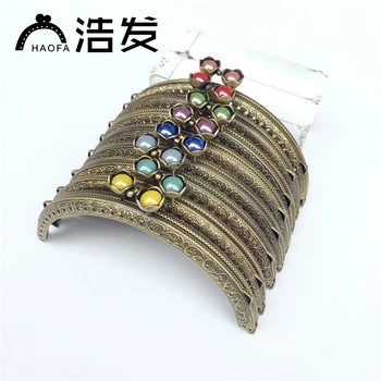 Haofa 10pcs 12.5cm Coin Purse Frame 10 Colors Arc Antique Bronze Clutch Clasp Frame Coin Purse Frame Bag Accessories
Haofa 10pcs 12.5cm Coin Purse Frame 10 Colors Arc Antique Bronze Clutch Clasp Frame Coin Purse Frame Bag Accessories