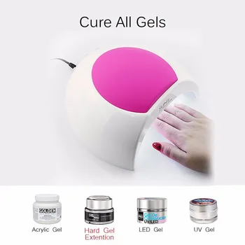 48W UV Nail Dryer Gel LED Curing Lamp Light Timer Settings Manicure Machine EU/UK/US Plug
48W UV Nail Dryer Gel LED Curing Lamp Light Timer Settings Manicure Machine EU/UK/US Plug
