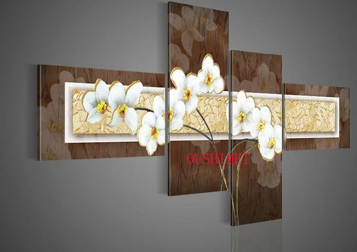 Handmad Modern Pictures On Canvas Abstract Oil Painting For Living Room Wall Art Free Shipping White Flower Canvas Paintings
Handmad Modern Pictures On Canvas Abstract Oil Painting For Living Room Wall Art Free Shipping White Flower Canvas Paintings