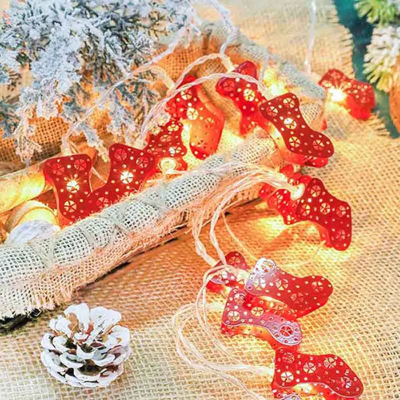 3M Christmas Stocking LED String Light 20Leds Socks Fairy String Light Xmas Tree New Year Party Garland Room Decoration Lamps
3M Christmas Stocking LED String Light 20Leds Socks Fairy String Light Xmas Tree New Year Party Garland Room Decoration Lamps